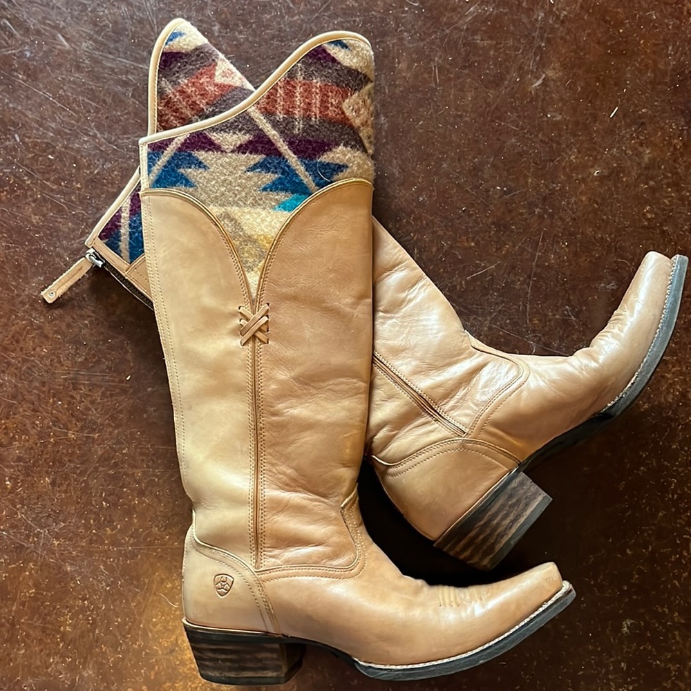 Ariat boots with Pendleton  8.5